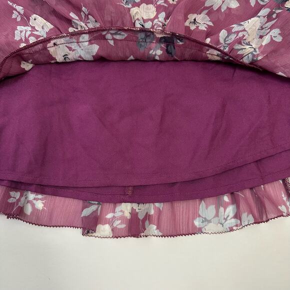Abercrombie & Fitch Large Floral Ruffle Tank Top - Picture 5 of 9